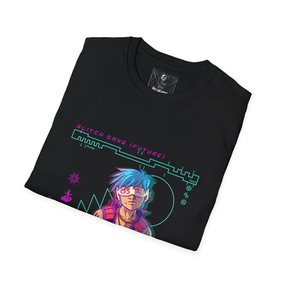 Unisex Softstyle Graphical T-Shirt Glitch Gang Future (Echo)