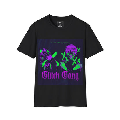 Graphical Dark T-shirt (Glitch Gang)