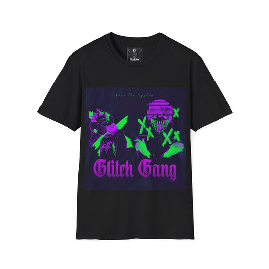 Graphical Dark T-shirt (Glitch Gang)